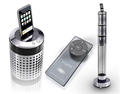 Jean-Michel Jarre worries about MP3, launches iPod speakers. Eh?